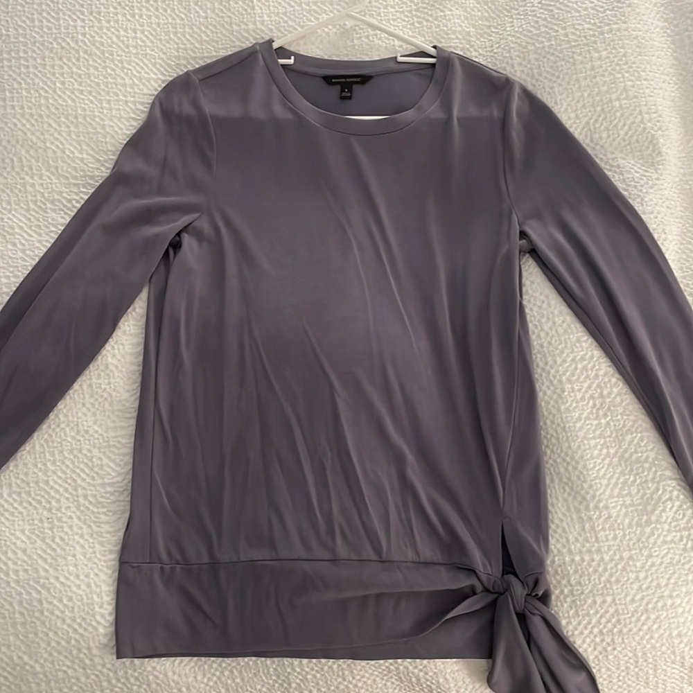 Banana Republic purple long sleeve